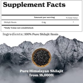 Better Alt Pure Himalayan Shilajit Resin – Gold Grade, 85+ Trace Minerals & 75% Fulvic Acid – Potent Ayurvedic Supplement for Energy, Stamina & Immune Support – 75 Servings (400mg) with Lab Testing