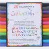 Kuretake ZIG Calligraphy Marker Pens – Dual Tip 12-Color Hand Lettering Set