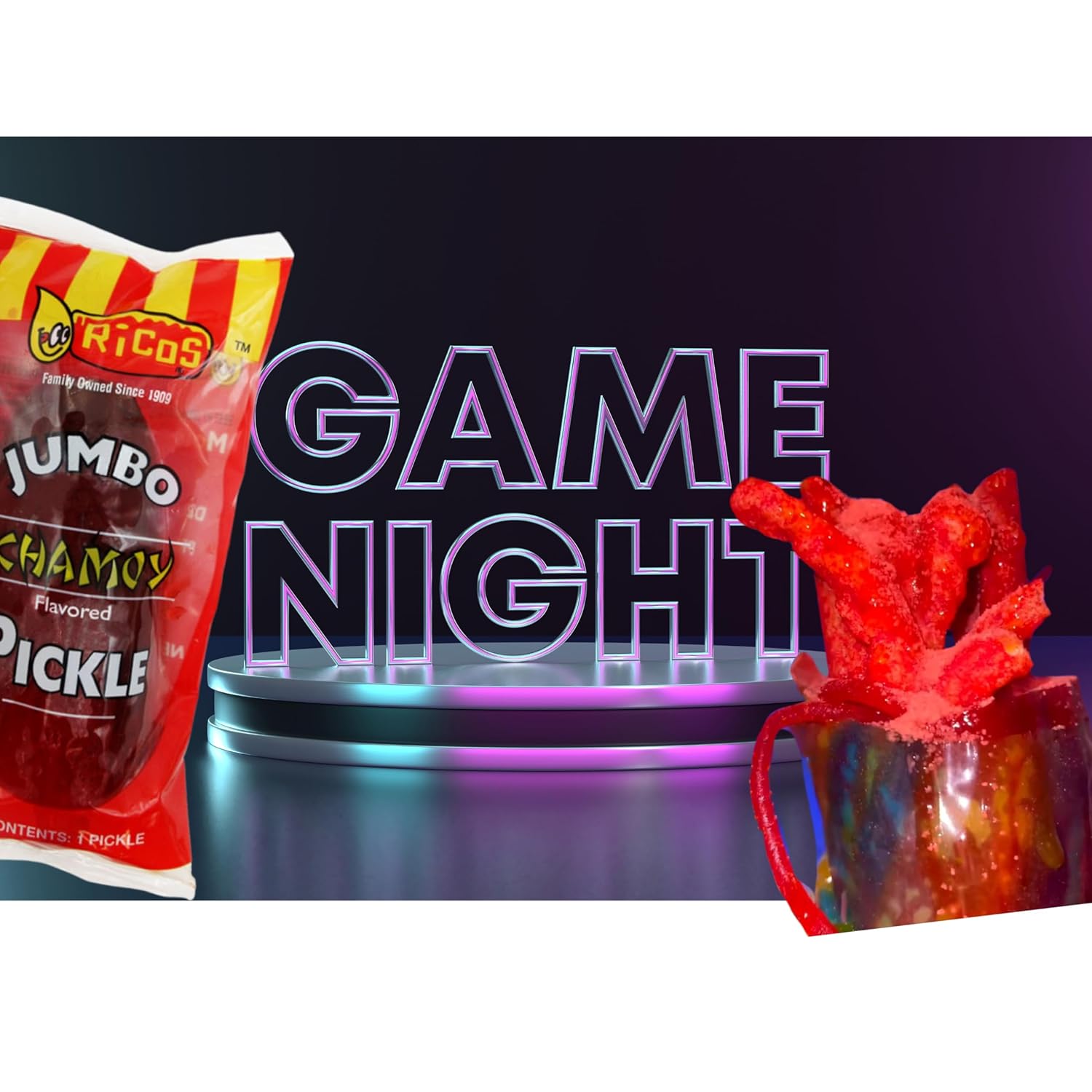 Ricos TikTok Chamoy Pickle Kit - Viral Spicy, Sweet & Sour Snack Kit with Fruit Roll-ups, Chips, Lucas Gusano & Salsagheti Candy - All-in-One TikTok Trend Snack Bundle by Ma Lit Candy