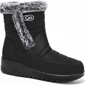 HARENCE Women's Cozy Winter Boots - Waterproof, Fleece-Lined Snow Shoes for Warmth & Traction