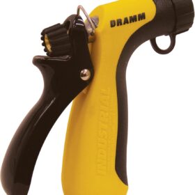 Dramm 12743 Heavy-Duty Hot Water Pistol Nozzle - Industrial High-Pressure Spray Gun (Yellow)
