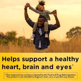 Nature Made Extra Strength Burp-Less Fish Oil 1400 mg – Omega-3 Minis for Heart, Brain & Joint Health (60 Softgels)