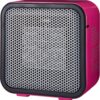 Amazon Basics 500W Ceramic Personal Mini Heater – Compact Portable Pink Space Heater with Tip-Over Protection for Office Desk and Indoor Use