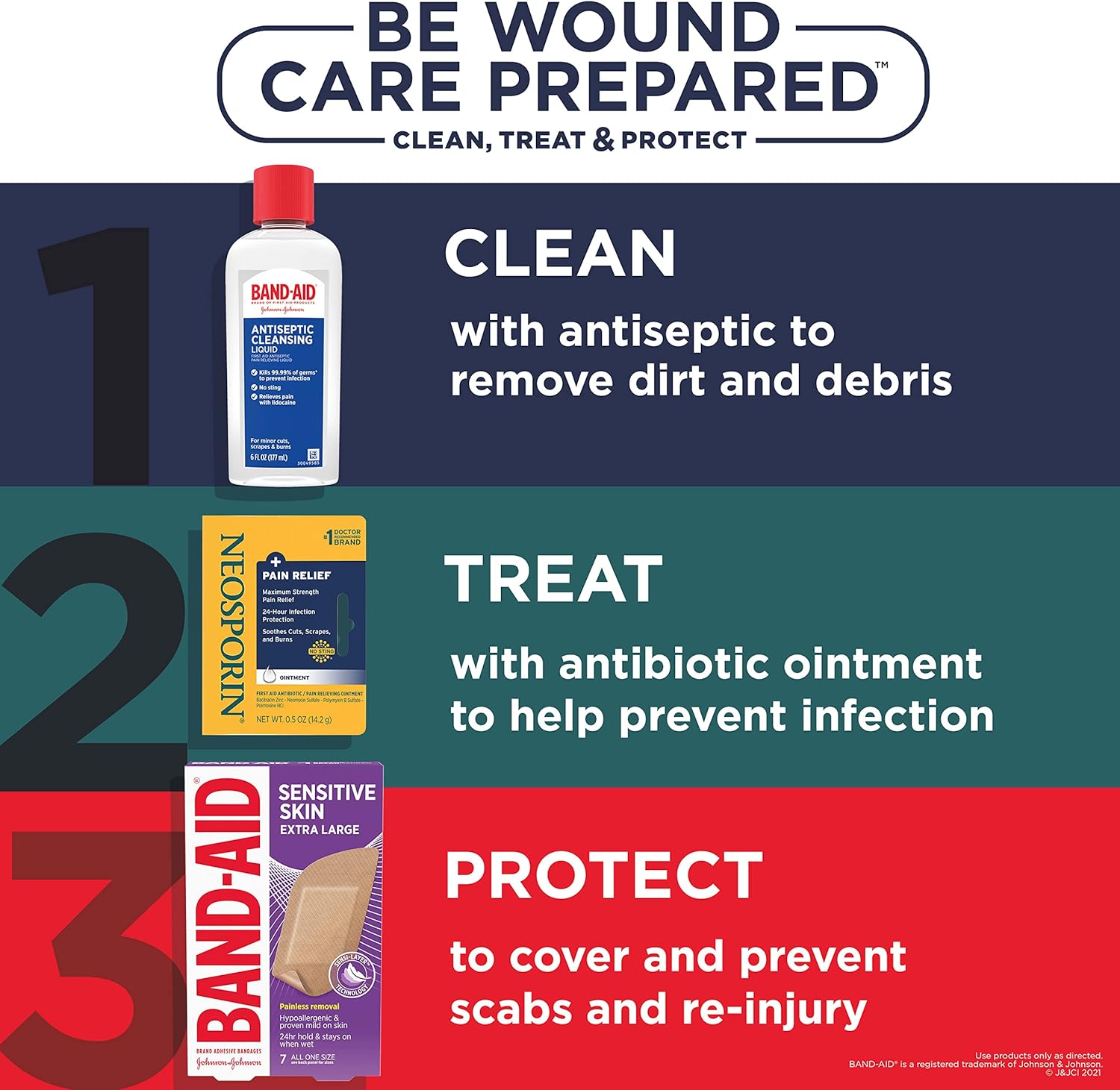 Band-Aid Brand Hypoallergenic Adhesive Bandages for Sensitive Skin – Painless Removal, 100% Sterile, Wound Protection for Eczema Prone Skin, 20 Count (Assorted)