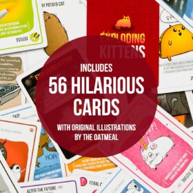 Exploding Kittens Card Game - Original Edition | Hilarious Strategy Game for Kids & Adults, 2-5 Players, Ages 7+