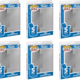 Funko POP! Protectors – 30 Premium Hard Display Cases (6x 5-Pack) for 4-Inch Vinyl Figures – Crystal Clear, Foldable, Dust-Free Storage