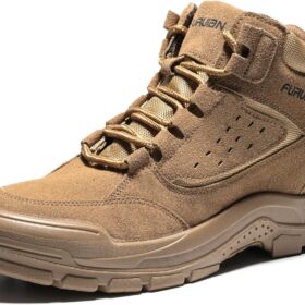 Furuian Indestructible Steel Toe Work Boots – Lightweight, Puncture-Proof Slip-On Safety Shoes for Men & Women