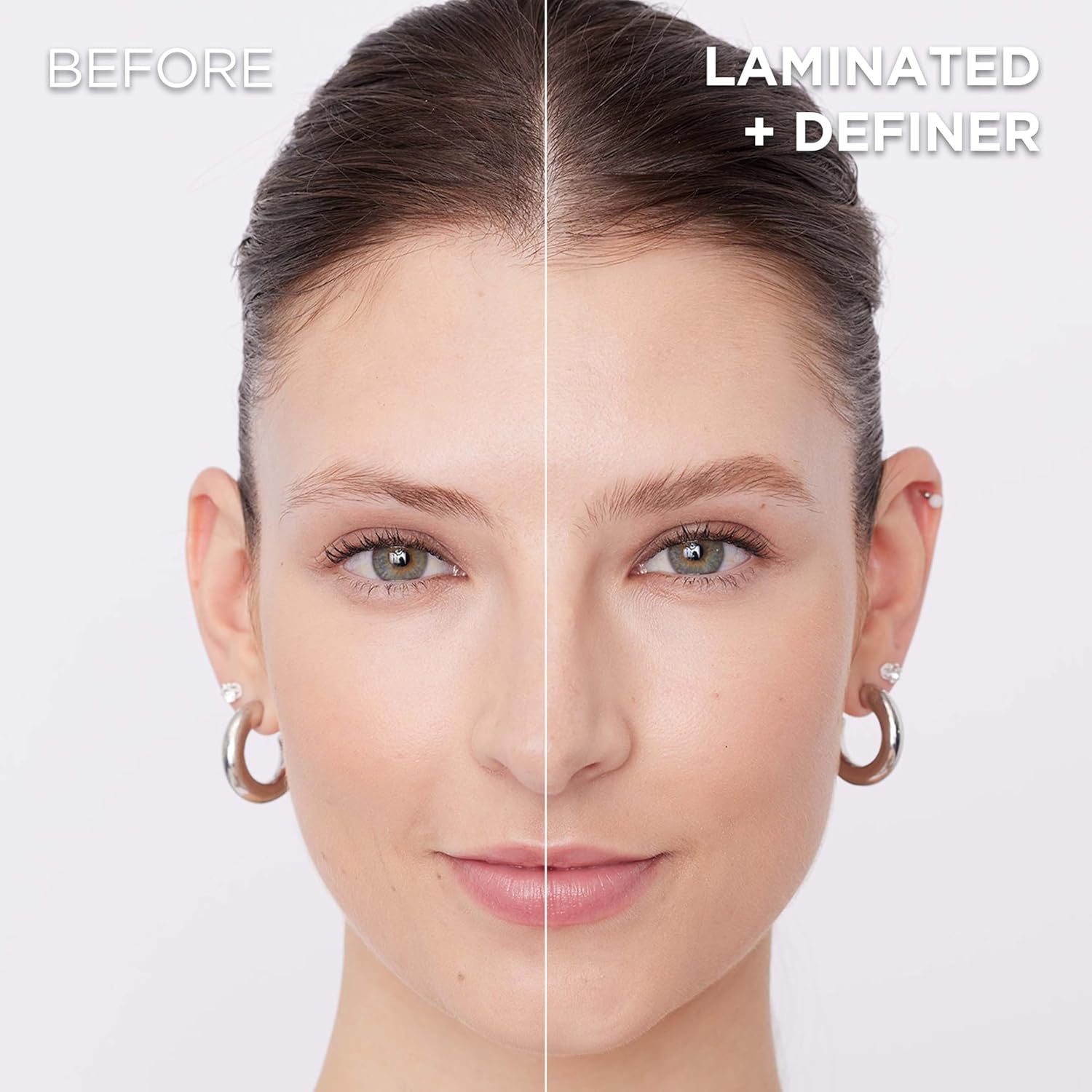 L'Oreal Paris Infallible Brow Lamination Gel - 24H Water-Resistant Clear Eyebrow Tint for Fuller Looking Brows, 0.16 Fl Oz