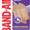 Band-Aid Brand Hypoallergenic Adhesive Bandages for Sensitive Skin – Painless Removal, 100% Sterile, Wound Protection for Eczema Prone Skin, 20 Count (Assorted)