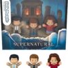 Fisher-Price Little People Collector Supernatural TV Show Figure Set – Special Edition Dean, Sam & Castiel – Adult Collectible in Display Window Box