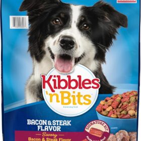 Kibbles 'n Bits Original Savory Beef & Bacon Flavors Dry Dog Food, 16 lb. Bag