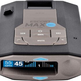 Escort MAX 360c MKII WiFi Laser Radar Detector | 360° Directional Protection, Bluetooth & CarPlay Compatible, Extreme Range