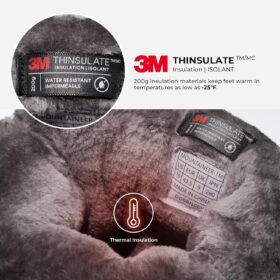 NORTIV 8 Men's Waterproof Winter Hiking Boots | Insulated with Faux Fur Liner for Warmth | Lightweight & Slip-Resistant for Snow, Rain & Outdoor Adventures