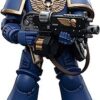 JOYTOY Warhammer 40K Ultramarines Intercessor 1/18 Scale Action Figure - 4-Inch Collectible Model with Accessories