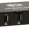 Tripp Lite U223-004-IND Industrial USB 2.0 Hub - 4-Port Metal Hub with 15KV ESD Protection, DIN-Rail Mount & Detachable Feet
