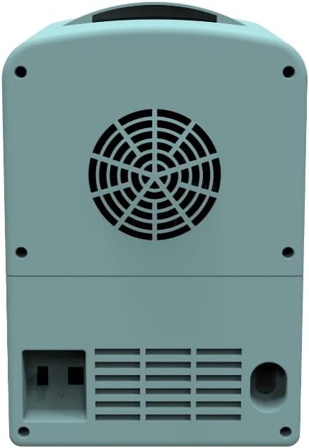 ARCTIC CHEF Compact Mini Refrigerator - 4 Liter Portable Desktop Cooler & Heater for Beverages, Skincare, and Lunch - 110V AC/12V DC - Includes Cords - Blue