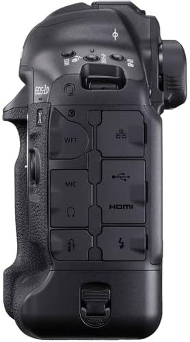 Canon EOS-1D X Mark III Professional DSLR Camera Bundle (Renewed) - Body Only with 4K Monitor, Dual CFexpress Cards, Pro Audio Kit, 3 Batteries, Lighting & Case