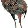 VEWOGARDEN Metal Heron Garden Statue - 33 inch Bronze Crane Sculpture for Outdoor Yard, Lawn, Pond & Patio Décor