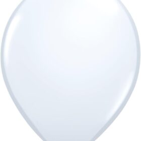 Qualatex 11" White Latex Balloons - 100 Count Premium Party Balloons for Weddings, Birthdays & Decorations
