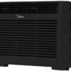 Midea 5,000 BTU Mechanical Window Air Conditioner - Cools Up to 150 Sq. Ft., Quiet Cooling for Small Rooms, Easy Installation, Black (Renewed)
