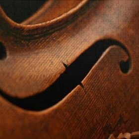 500-Piece Jigsaw Puzzle – The Antique Viola – Vibrant Close-Up Adult Puzzle with Precision Fit (15" x 20.4")