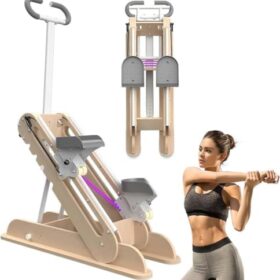 Foldable Vertical Climber Machine – Full Body Step Exercise Equipment with Adjustable Height & 330lb Capacity