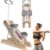 Foldable Vertical Climber Machine – Full Body Step Exercise Equipment with Adjustable Height & 330lb Capacity