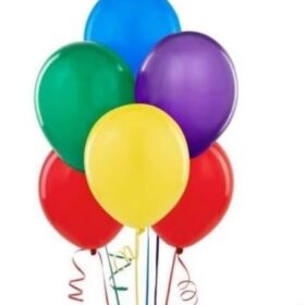 Assorted Color Latex Party Balloons - 12 Inch Premium Helium Quality (10 Pack) - Vibrant Decor for Birthdays, Weddings & Celebrations