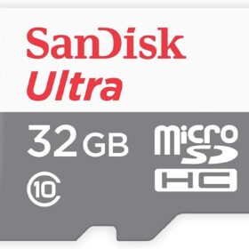 SanDisk Ultra 32GB Micro SDHC Memory Card - UHS-I Class 10 with Adapter, Up to 100MB/s