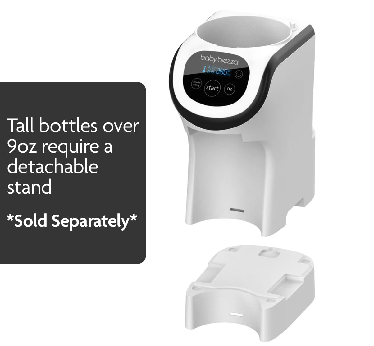 Baby Brezza Formula Pro Mini Compact Formula Mixer – Portable, Travel-Size Baby Bottle Maker for Perfect Temperature & Consistency