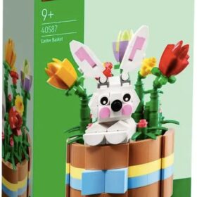 LEGO Easter Basket 40587 Building Kit; Festive Spring Holiday Decoration with Posable Bunny; Creative Gift for Kids and AFOLs