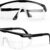 PACIFIC PPE 2-Pack ANSI Z87.1 Certified Safety Glasses - Anti-Fog, Scratch Resistant, UV Protection Wraparound Lab Goggles with Adjustable Fit for Men & Women