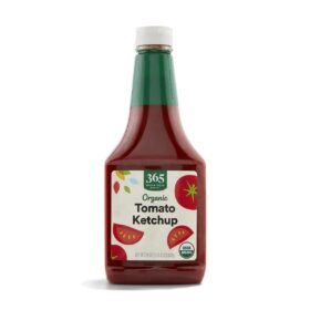 365 by Whole Foods Market Organic Ketchup, 24 Ounce Bottle – Non-GMO, Gluten Free Pantry Staple