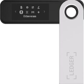 Ledger Nano S Plus Crypto Hardware Wallet - Matte Black Secure Storage for Bitcoin, Ethereum, NFTs & 5,500+ Tokens