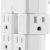 GE Pro 6-Outlet Swivel Surge Protector - 1080 Joule Power Tap with 90° Rotating Receptacles, White