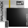 Wallhack SP-004A Tempered Glass Gaming Mouse Pad – 4th Gen Micro-Etched Surface for Esports, Ultra-Fast Glide with Precise Stopping Power, Non-Slip & Durable, Medium Size (15.4" x 17.7")