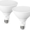 GvvooHome PAR38 LED Flood Light Bulbs (2-Pack) - 13W (100W Equivalent), 5000K Daylight Waterproof Outdoor Spotlights for Garage, Porch, and Yard - E26 Base, Dimmable, UL Listed