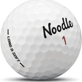 TaylorMade Noodle Long & Soft Golf Balls – Ultra-Soft 34 Compression Core, Engineered for Maximum Distance & Straighter Flight