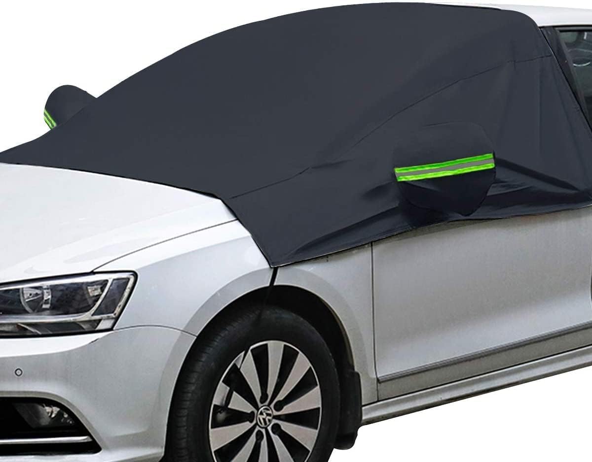 Extra Large All-Season Windshield Snow Cover with Mirror Protection - Waterproof Frost & Sun Guard for Cars, Trucks & SUVs