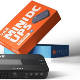 10400mAh Mini UPS Battery Backup – 38.48Wh Uninterruptible Power Supply with Dual DC 12V/2A & USB 5V/2A for WiFi Routers, ONT, Modems, and Security Cameras