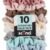 Scunci No-Damage Hair Scrunchies, Gentle Hold Elastic Ponytail Holders - 10 Piece Value Pack
