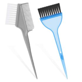 Professional Hair Dye Brush Set - 2 Piece Tinting Comb & Coloring Applicator Kit for Salon, Home DIY, Hair Tinting