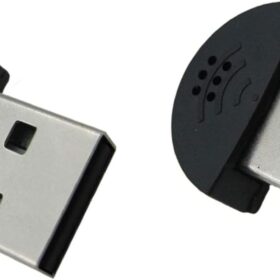 SuziePi Mini USB Microphones (2-Pack) – Plug & Play Mic for Raspberry Pi 5, 4, 3 B+ and PC Laptops