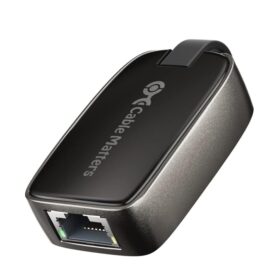 Cable Matters Gigabit USB-C to Ethernet Adapter (USB 3.2) – Thunderbolt 3/4 & USB4 Compatible Network Dongle for MacBook Pro, iPad Pro, iPhone 15, Dell XPS & Surface