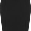 Kate Kasin Women's Plaid Pencil Skirt - Stretchy High Waisted Office Bodycon Skirt