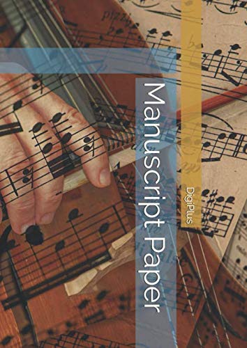 12 Stave Manuscript Paper Book – 110 Pages of Premium Blank Sheet Music for Composers & Students (Standard 8.5” x 11”)