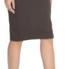 Urban CoCo Women's Stretchy Bodycon Pencil Skirt - Elastic Waist Office Midi