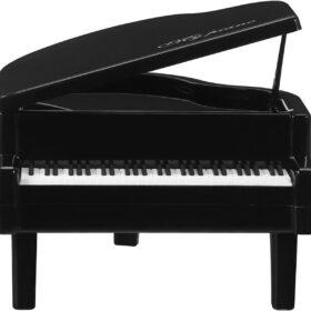 Elegant Grand Piano Piggy Bank – Musical Sculpture & Office Décor Keepsake