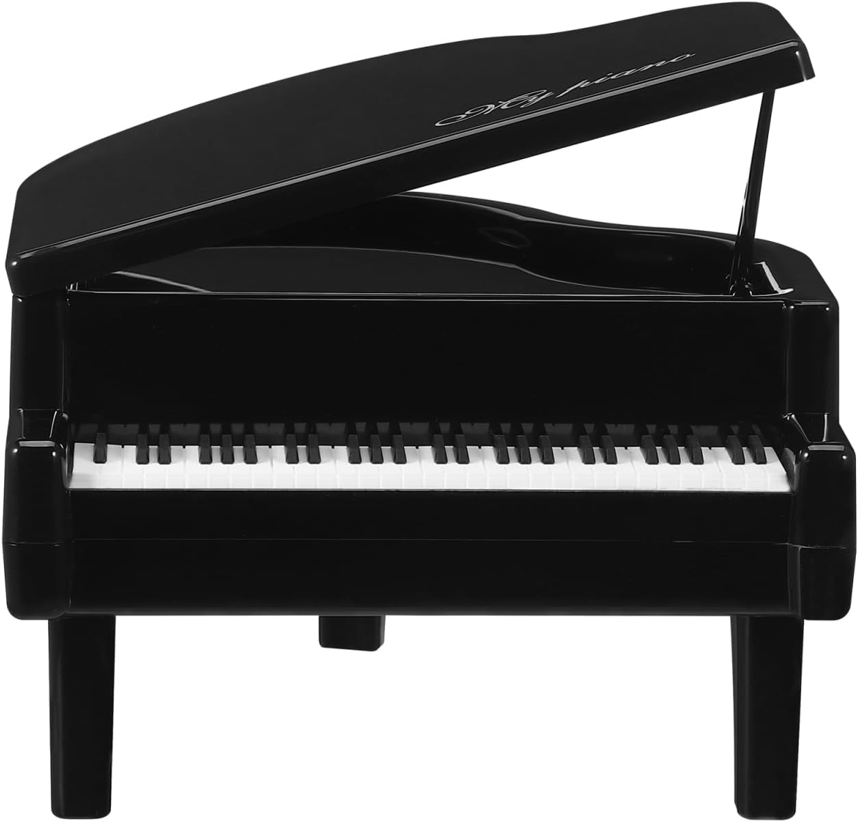 Elegant Grand Piano Piggy Bank – Musical Sculpture & Office Décor Keepsake