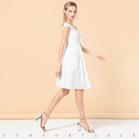 Ankis Women's 2.75 Inch Chunky Heel Sandals - Closed Toe Ankle Strap Pumps with Adjustable Buckle and Non-Slip Sole for Work & Wedding